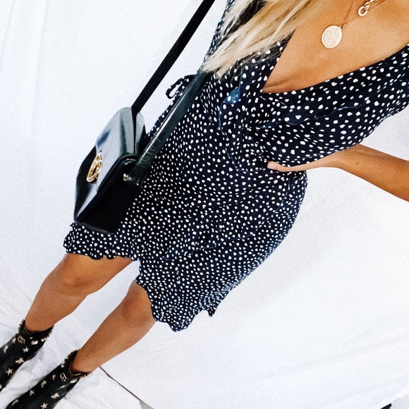 ASOS Dresses & Skirts - Polka dot wrap dress D3